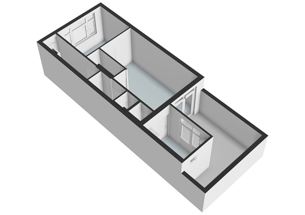 Floorplan - Langestraat 36, 2312 SL Leiden